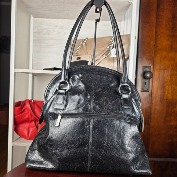 Hobo International Black Leather Handbag - Picture 3 of 12